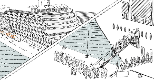 Personentransport Beispiel Kreuzfahrtschiff